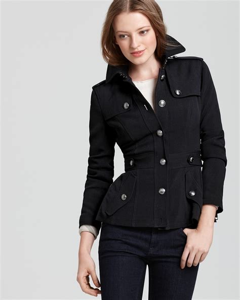 burberry pleated coat|burberry brit coats women's.